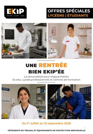 Catalogue rentrée des classes étudiants