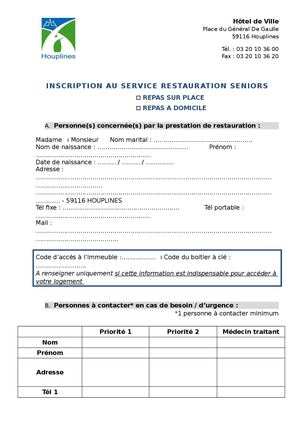 2026 Fiche INSCRIPTION Restauration Seniors