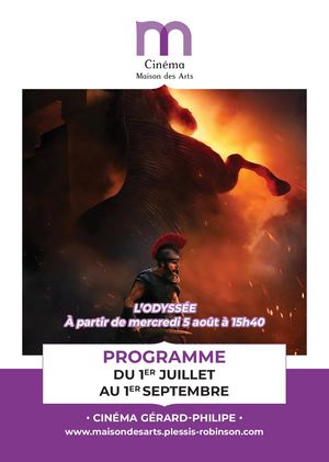 Programme Cinéma Ete 2026