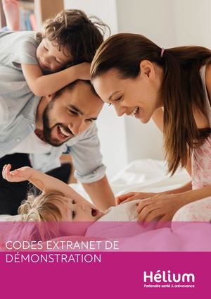 Codes Extranet De Démonstration Hélium S2 2026
