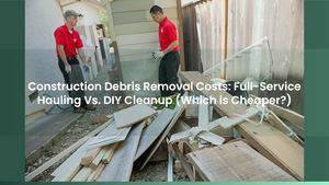 Construction Debris Removal Costs: Full-Service Hauling Vs. DIY Cleanup (Which is Cheaper?)