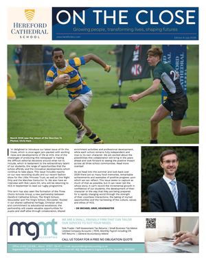 Hereford Cathedral School ‘On The Close’ - Edition 4