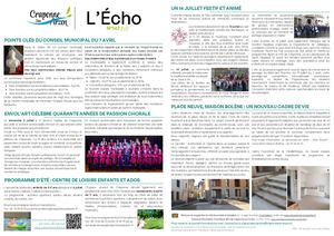 L'echo N°142 Juillet2026