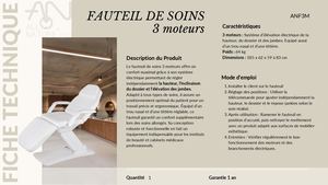 Fiches Techniques Allonature Table de soin Allo'Nature