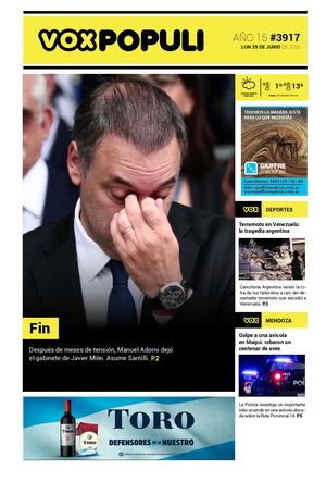 Tapa Vox Lunes 29 06 2026