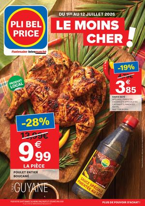 Pli Bel Price Guyane - "Vakans O Péyi" 8P - Du 1er au 12 Juillet 2026