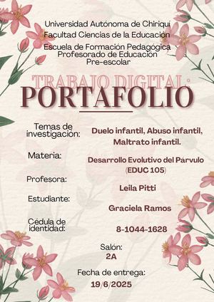 Portafolio De Párvulo