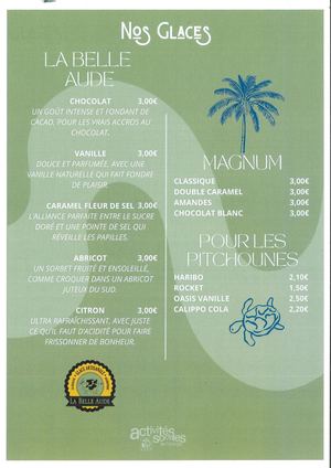 Carte Des Glaces