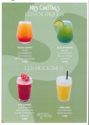 Les Cocktails Et Mocktails