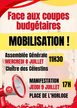 AG & MOBILISATION 8 ET 9 JUILLET