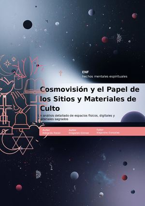 Cosmovisión De Sitios Y Materiales De Culto (Revista)