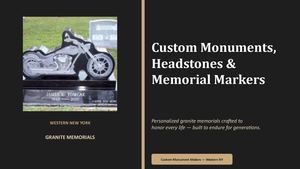 Custom Monuments makers in Western, New York