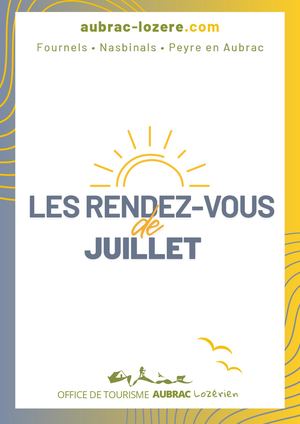 Les rendez-vous de Juillet (2026)