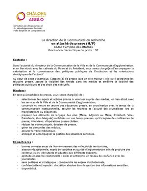 Attaché De Presse