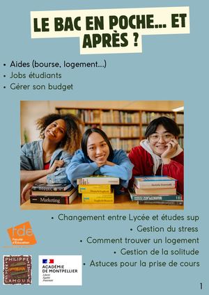 Livret pour les futurs étudiants Pdf
