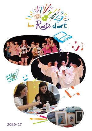 Plaquette P'tits Rats D'arts 2026:27