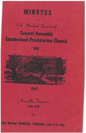 1947 Minutes of the General Assembly