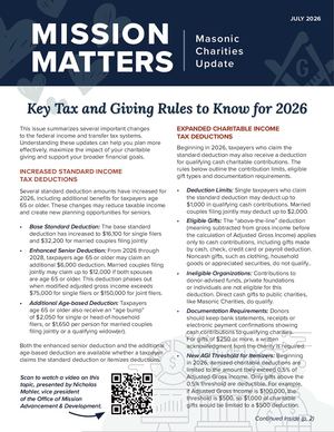 Mission Matters - July 2026