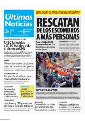 2026 06 29 Diario Ultimas Noticias Ve