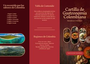 Cartilla De Gastronomía Colombiana Sabores Regionales