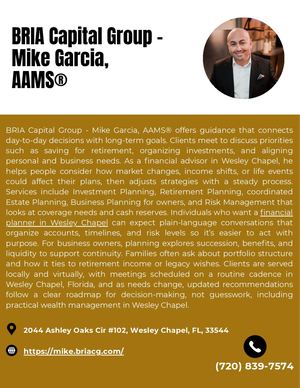 Bria Capital Group Mike Garcia, Aams®