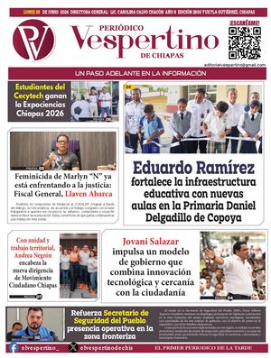 Vespertino De Chiapas 29 Junio