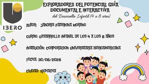 Cartilla Desarrollo Infantil