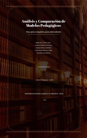 Análisis Y Comparación De Modelos Pedagógicos
