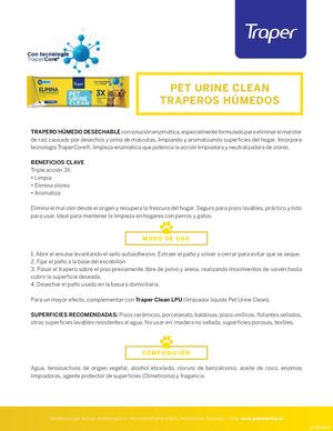 Ficha Tecnica Pet Urine Trapero