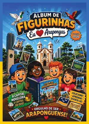 Álbum de Figurinha Eu Amo Arapongas