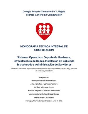 Manual Técnico En Computación Pdf