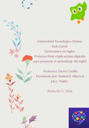 Aplicaciones digitales para potenciar el aprendizaje del inglés