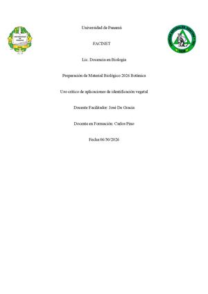 Uso crítico de aplicaciones de identificación vegetal