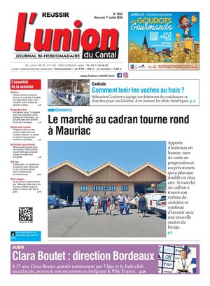L'union Du Cantal N° 3902
