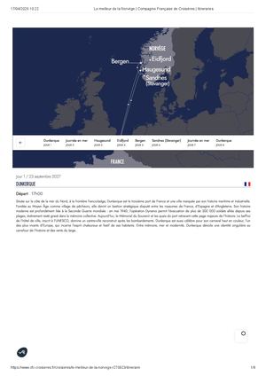 Programme Détaillé Le Meilleur De La Norvege