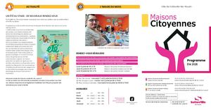 Programme Maisons Citoyennes ÉTé 2026