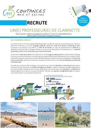 Professeur(e) De Clarinette