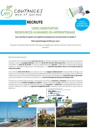 Apprenti RH 2026 2027