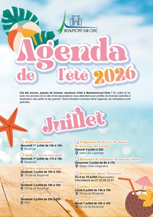 Livret des animations d'été 2026