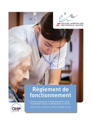 MS-067 - V6 - 06/2026 - Règlement De Fonctionnement Ehpad & Usld