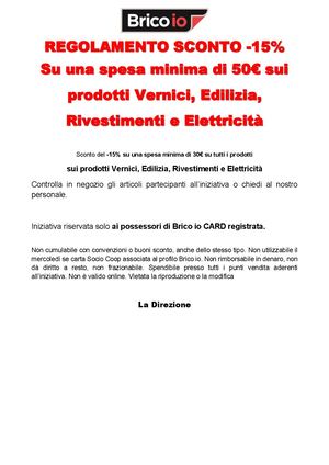 Reg. cross Condizionatore 15% su 50€