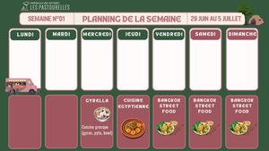 Calendrier des animations - Camping Les Pastourelles