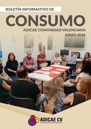Boletín Informativo de Consumo Junio 2026 de ADICAE Valencia