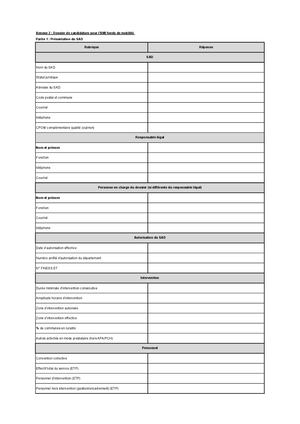 Annexe 2 - Dossier De Candidature