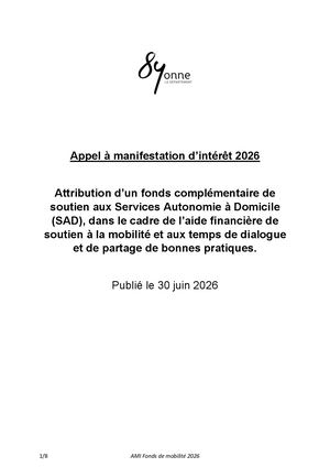 AMI Fonds De Mobilité.