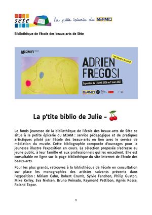 Biblio jeunesse Adrien Fregosi