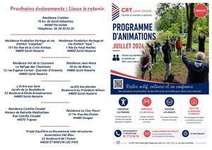 Programme D'animations Du Crt Loire Littoral Juillet 2026 Pdf