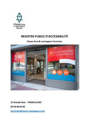 Registre D'accessibilité