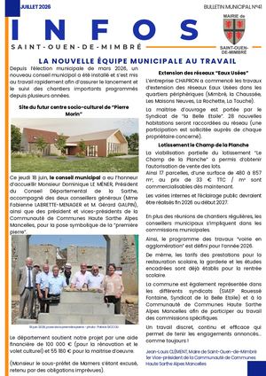 Bulletin municipal n°41 de Saint-Ouen-de-Mimbré