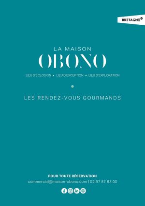 Brochure Animations Culinaires | La Maison Obono